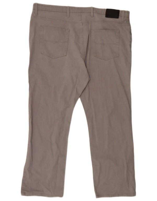 Мужские прямые повседневные брюки Marks & Spencer Blue Harbour W42 L29 серые