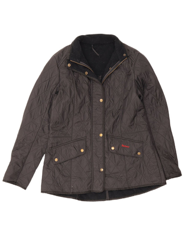 Женская стеганая куртка Barbour UK 16, большая черная
