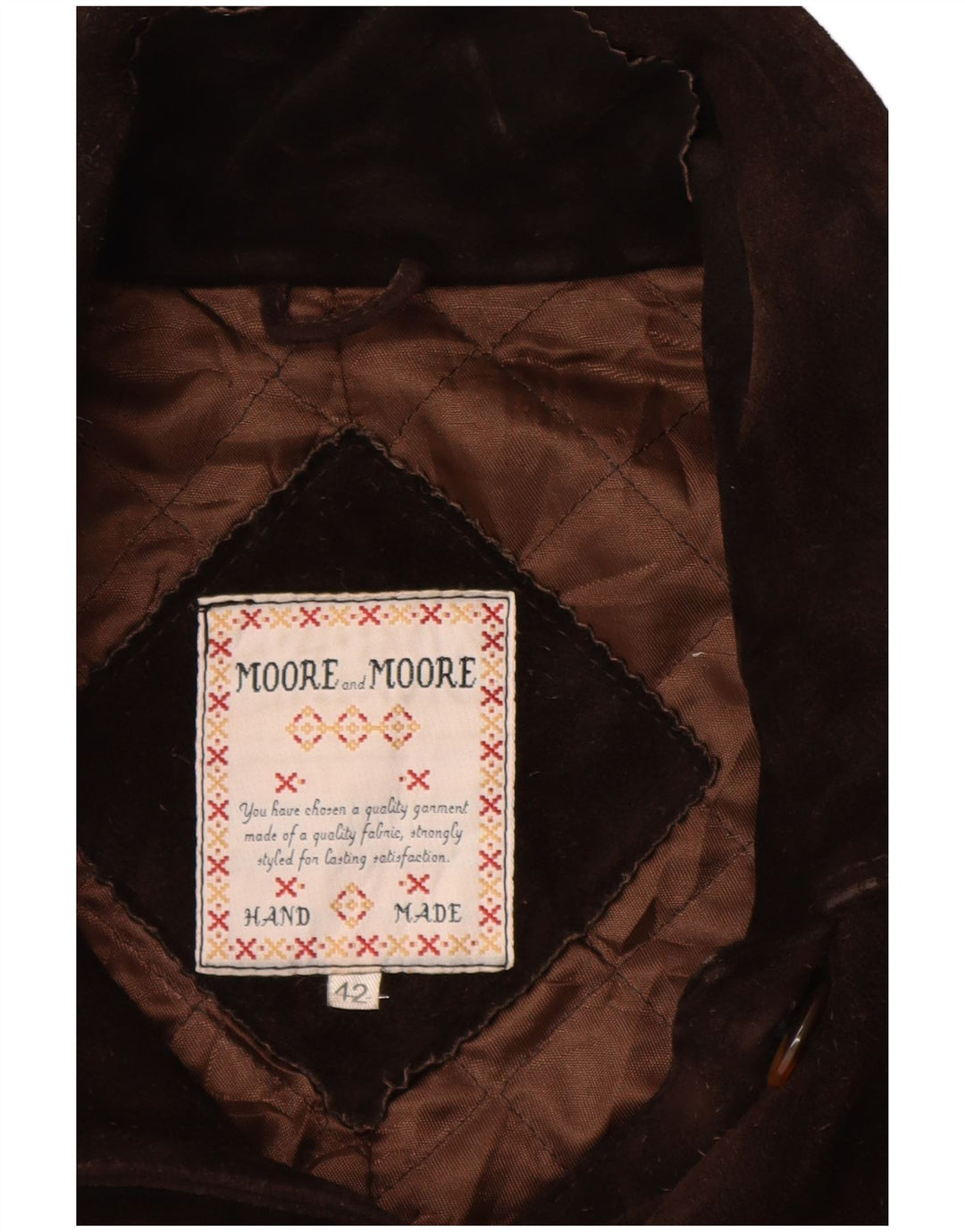 Куртка женская замшевая VINTAGE IT 42 Medium Brown Leather