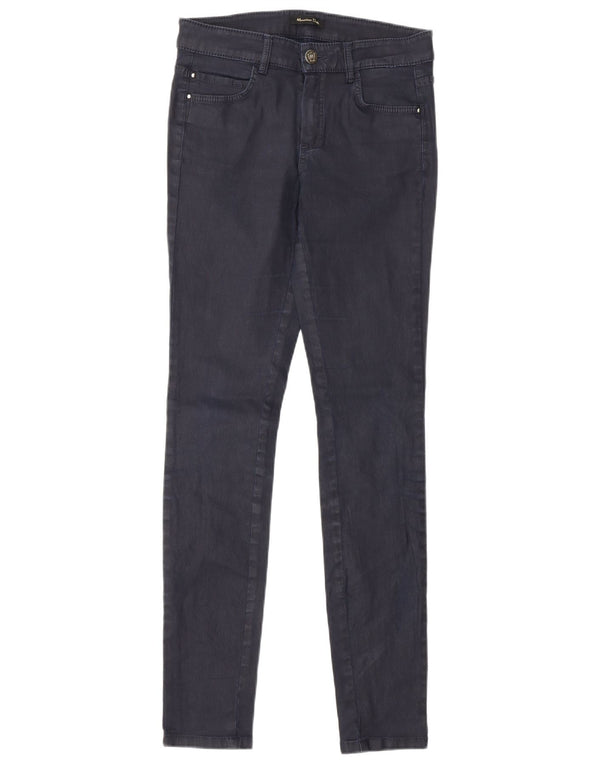 MASSIMO DUTTI Женские повседневные узкие брюки EU 36 XS W26 L29 Темно-синие