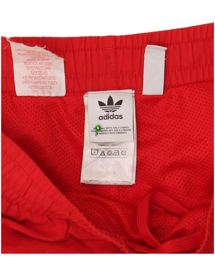 Спортивные шорты Adidas для мальчиков 13-14 лет, красный полиэстер