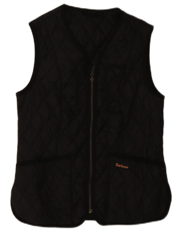 Женский стеганый жилет Barbour UK 12, средний черный