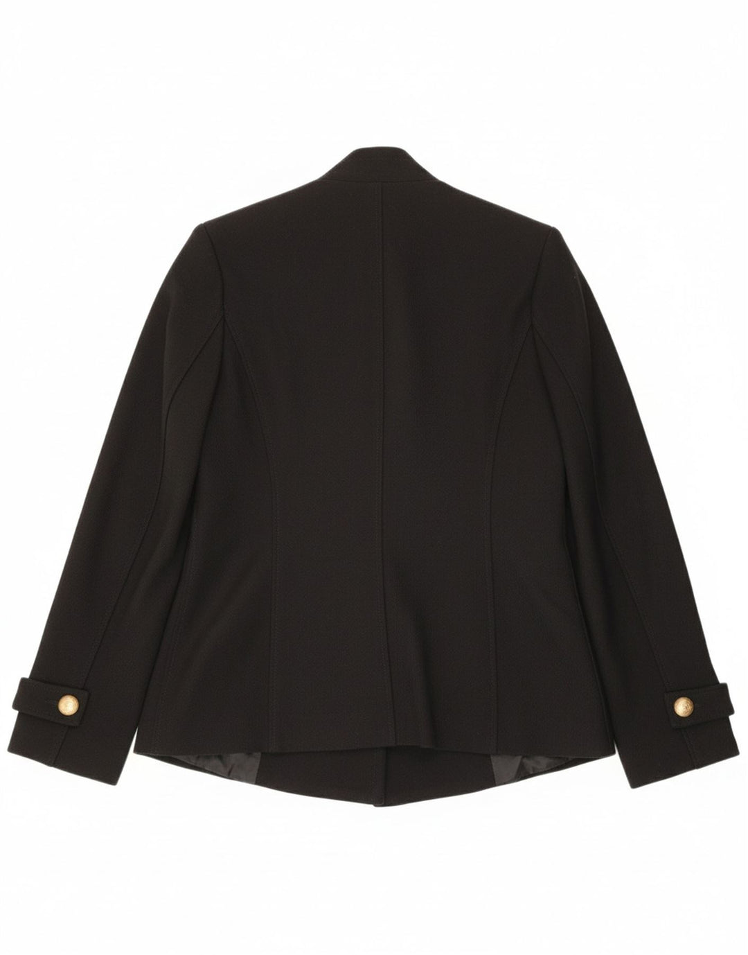 GUESS Womens Pea Coat UK 6 XS Black Polyester