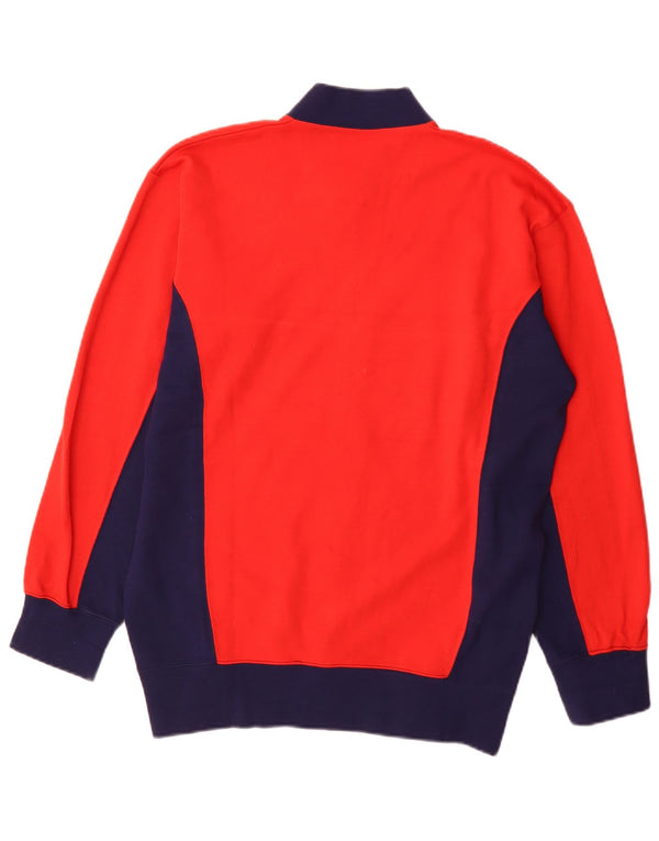 Винтажный мужской спортивный костюм Top Jacket IT 56 XL Красный с цветными блоками Sports
