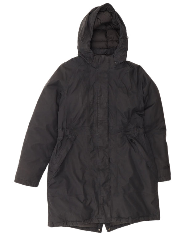Женское стеганое пальто с капюшоном The North Face UK 16, большой черный хлопок