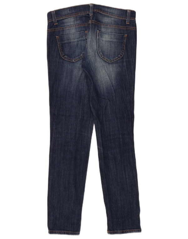 Женские узкие джинсы Benetton W27 L28 синие