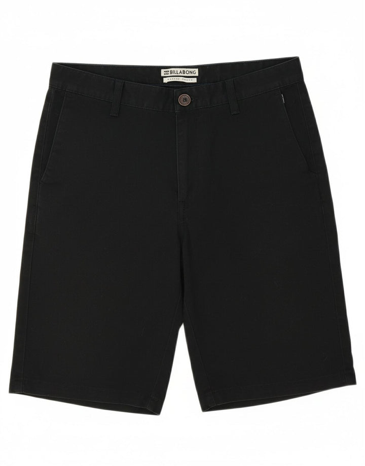 BILLABONG Mens Cargo Shorts W29 Small  Black Polyester Vintage Billabong and Second-Hand Billabong from Messina Hembry 