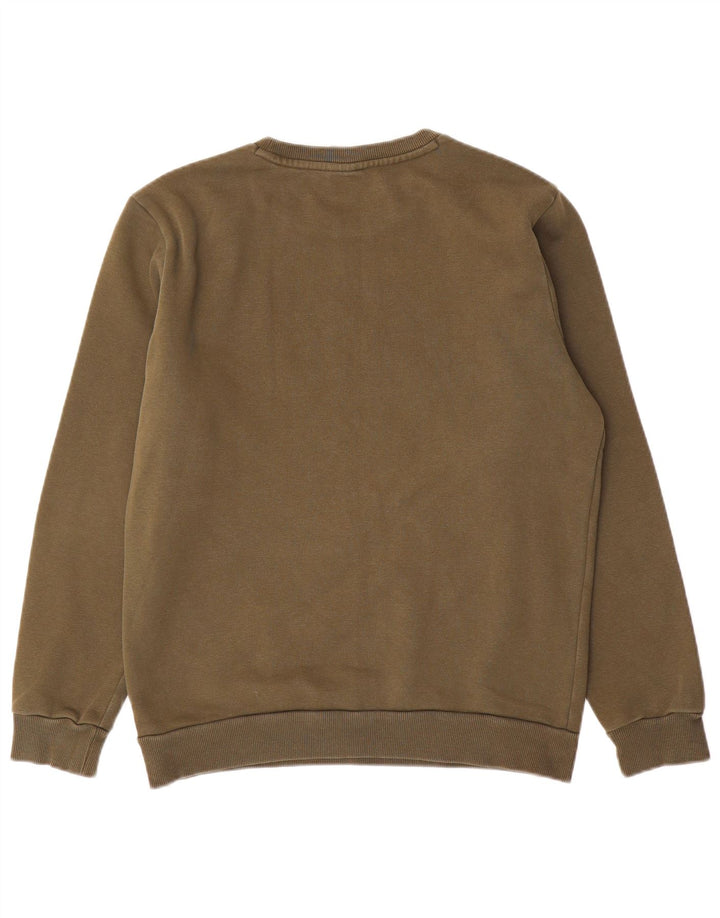 Мужской свитшот PUMA, маленький хлопковый джемпер цвета хаки