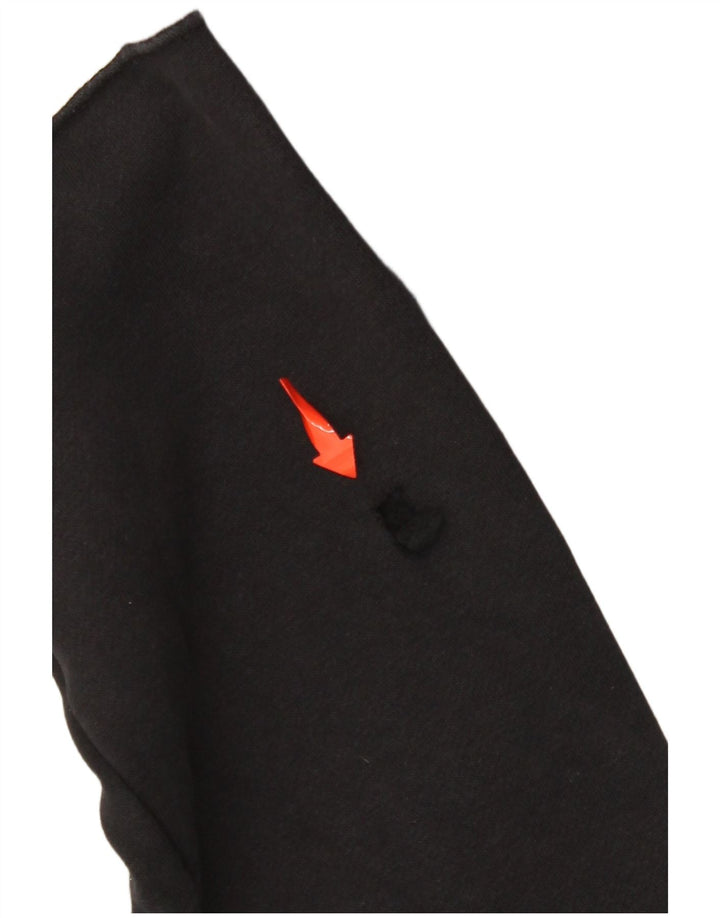 Свитер с капюшоном NIKE на молнии с графическим рисунком для мальчиков, 13–14 лет, размер XL, черный с цветными блоками