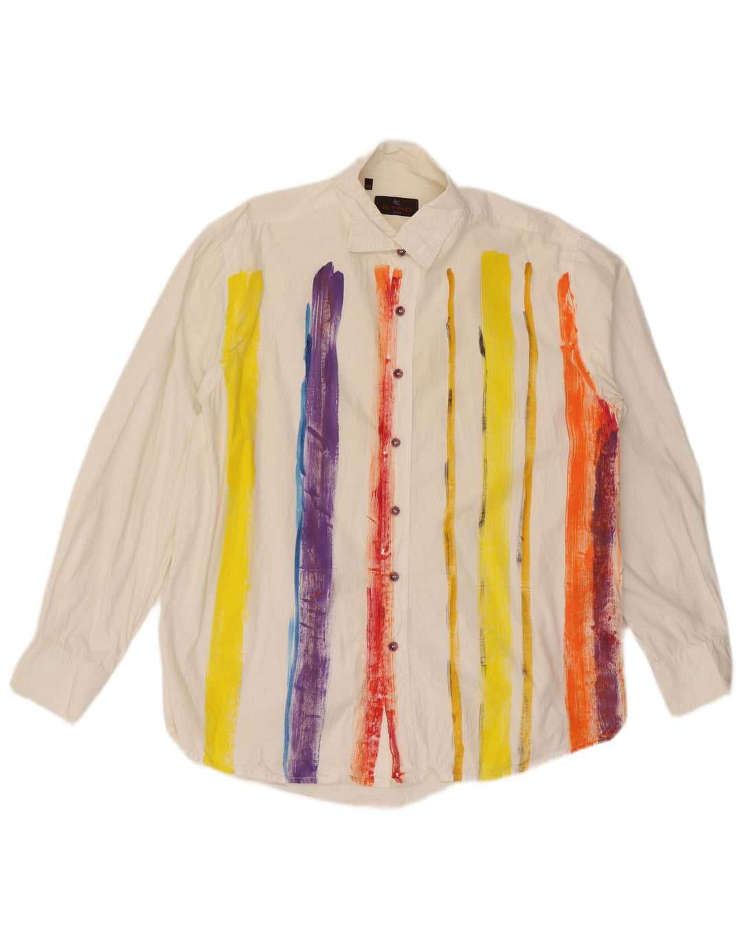 Мужская рубашка Etro 2XL в белую полоску