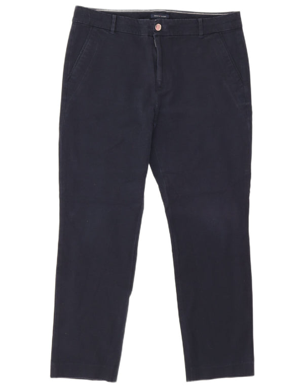 Женские узкие брюки чинос Tommy Hilfiger US 12, большие W32 L27, темно-синие