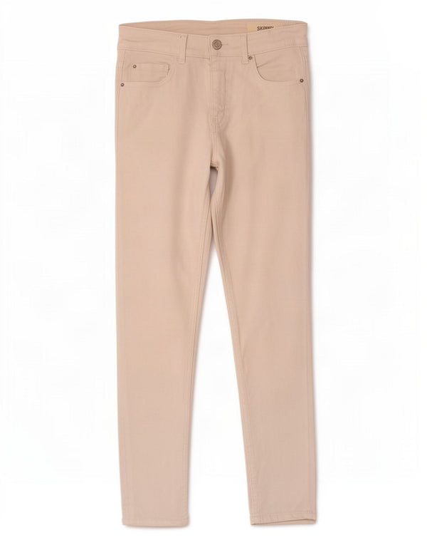 Женские джинсы скинни Marks & Spencer UK 8, маленькие W27 L26, белый хлопок