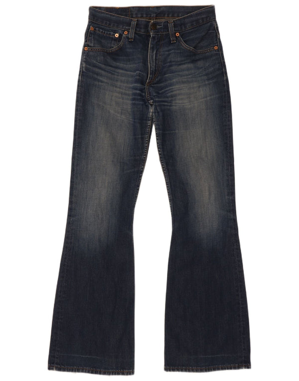 Женские расклешенные джинсы Levi's 516 W29 L34 Темно-синие