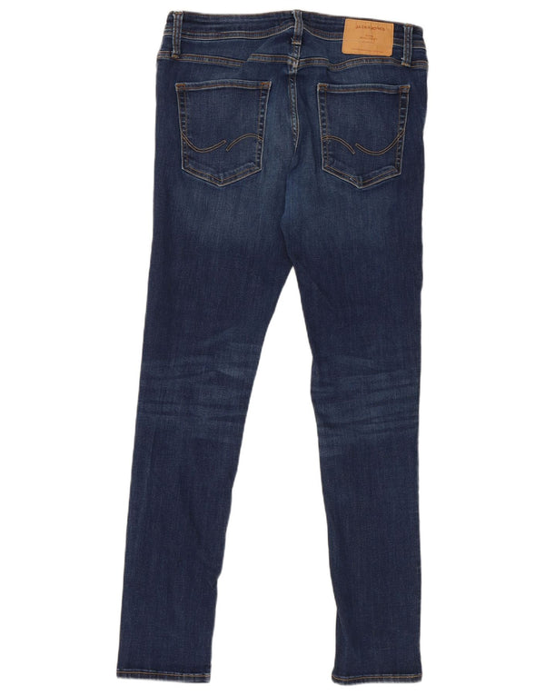 Мужские джинсы скинни Jack & Jones Liam W34 L32, синий хлопок