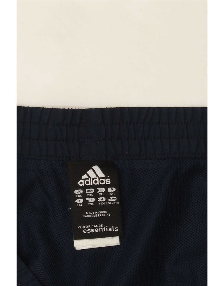 Мужские спортивные шорты Adidas Climalite 2XL темно-синие из полиэстера