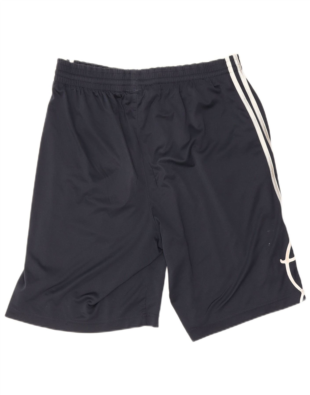 Мужские спортивные шорты Adidas с графическим рисунком, средние, темно-синие