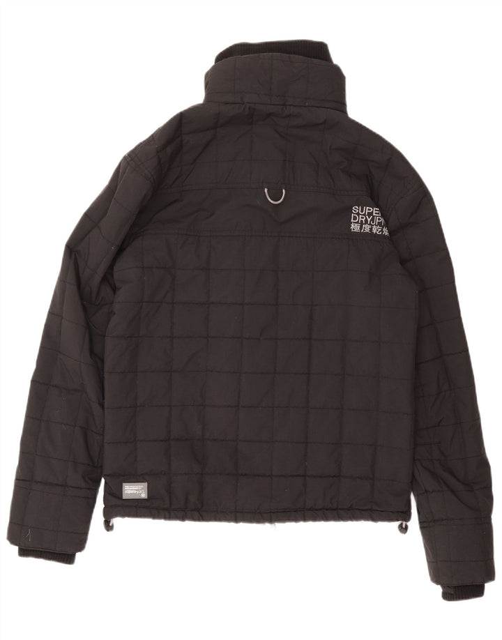Женская ветровка с графическим рисунком Superdry UK 16, большая черная