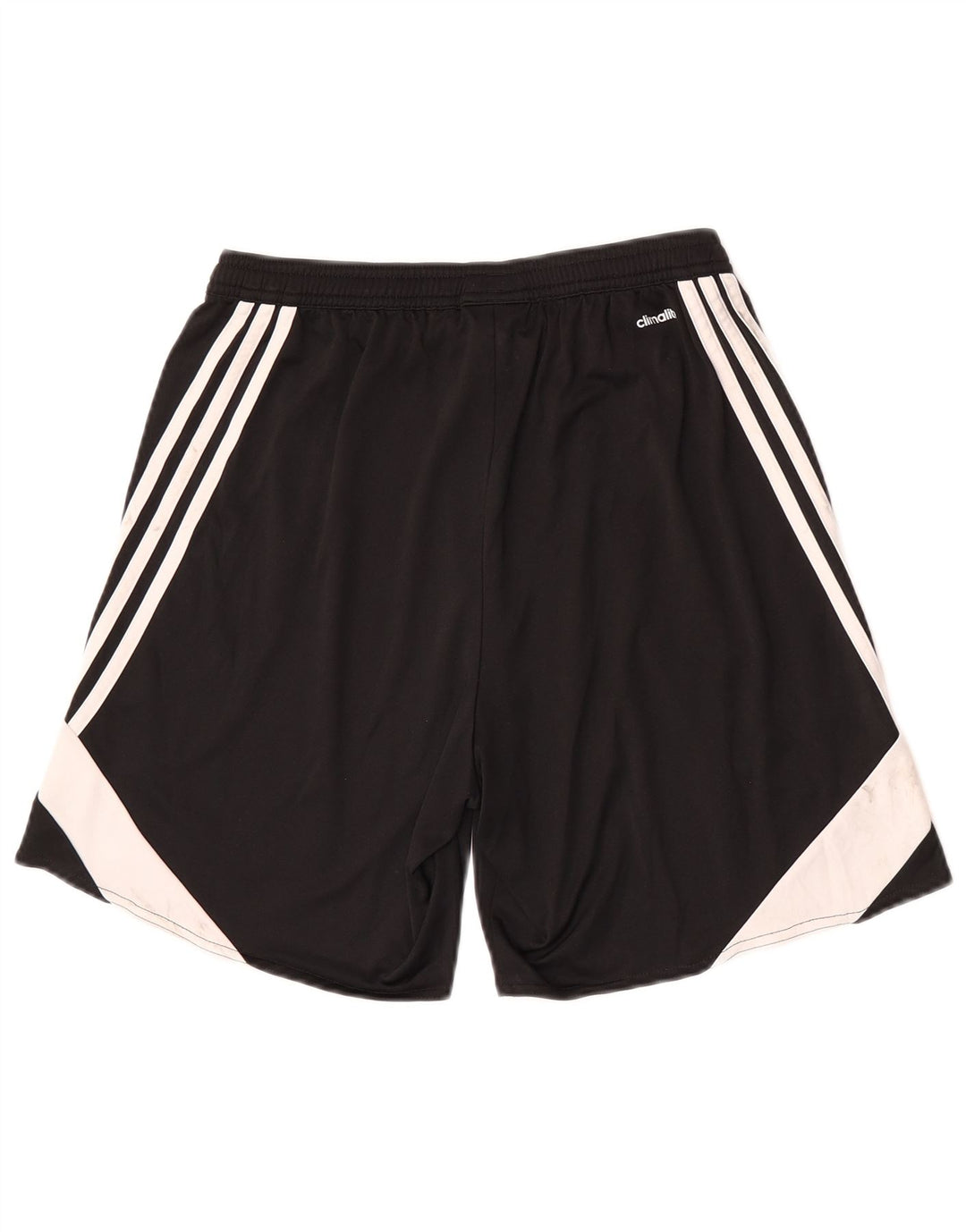 Мужские спортивные шорты Adidas Climalite, средние черные полиэстер с цветными блоками