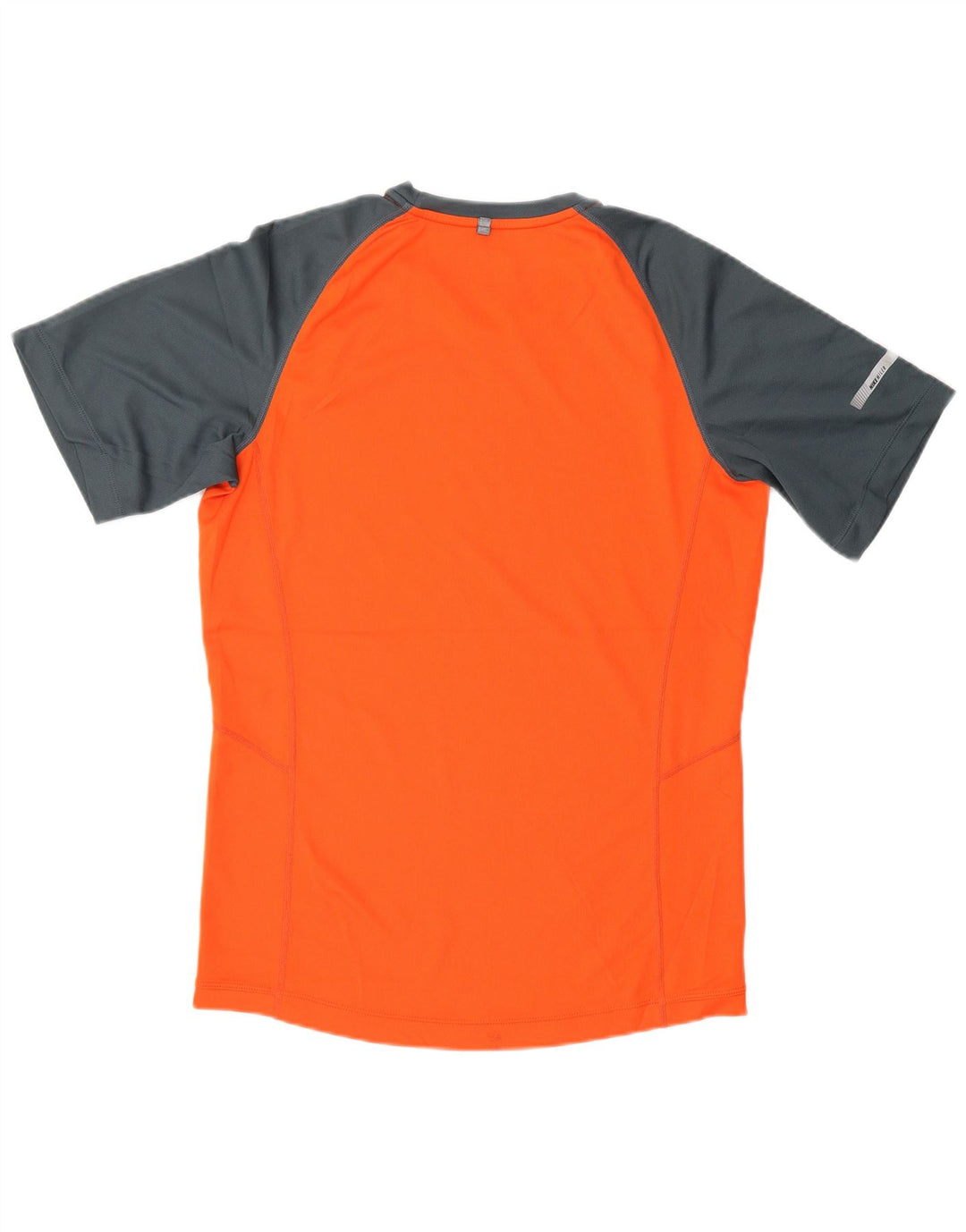 Мужская футболка NIKE Dri Fit, маленький оранжевый цветной блок