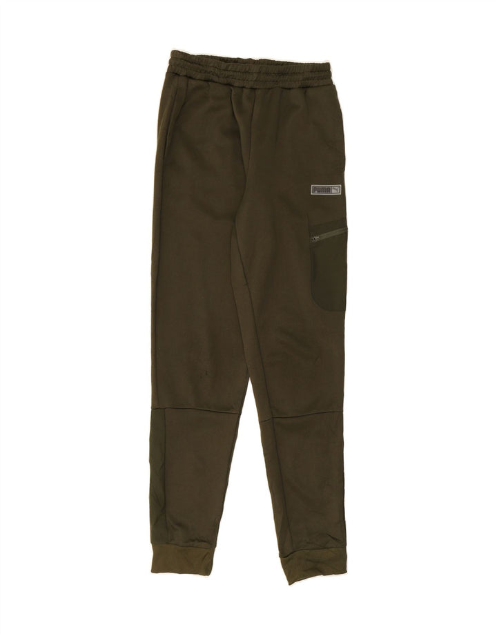 PUMA Womens Tracksuit Trousers Joggers UK 8 Small  Khaki Polyester Vintage Puma and Second-Hand Puma from Messina Hembry 
