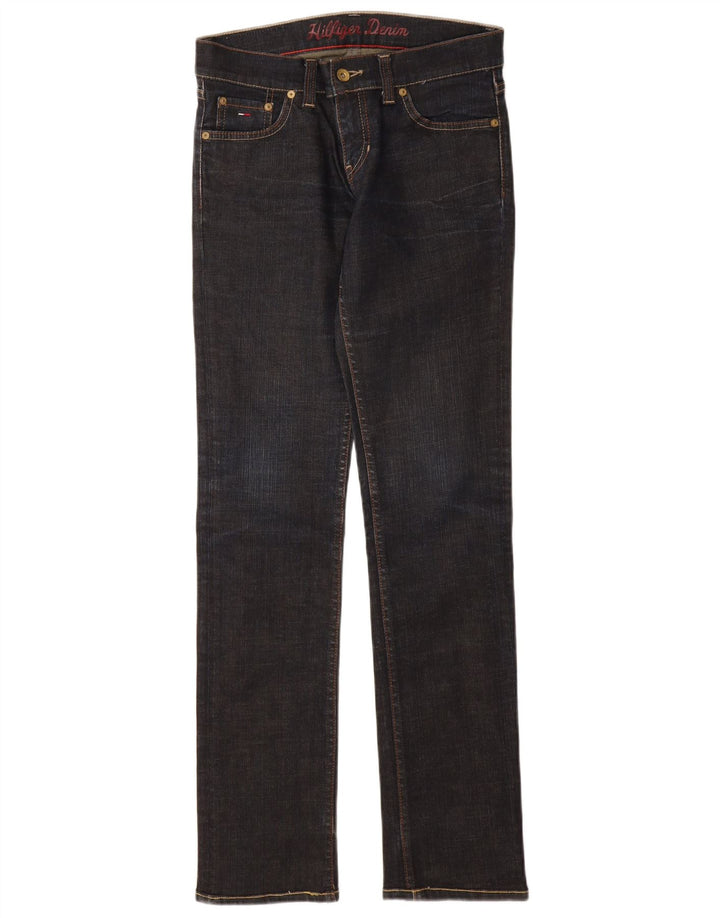 TOMMY HILFIGER Женские узкие джинсы W26 L32 Темно-синие