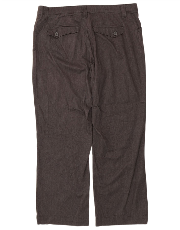 Женские прямые повседневные брюки LEE с высокой талией, США 18, 2XL, W38 L29, серые