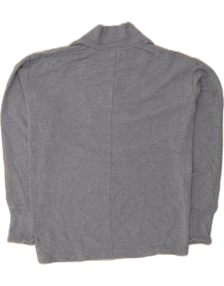 ATHLETA Womens Oversized Shawl Neck Sweatshirt Jumper UK 10 Small Grey Vintage Athleta and Second-Hand Athleta from Messina Hembry 