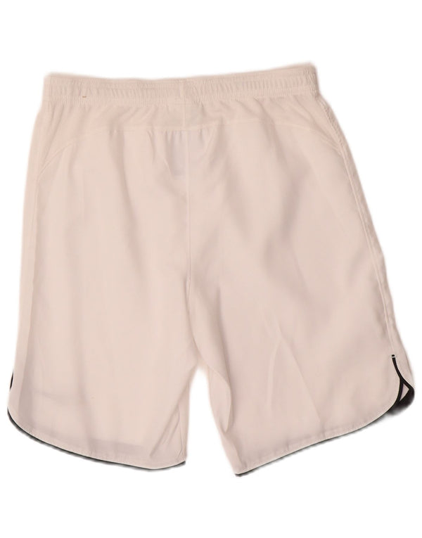 Спортивные шорты NIKE для мальчиков Dri Fit, 12–13 лет, большие размеры, белый полиэстер