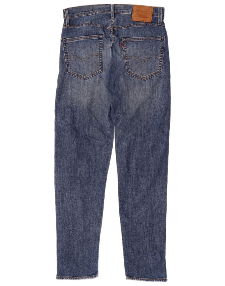 Мужские зауженные джинсы Levi's 502 W30 L34 синие, хлопок