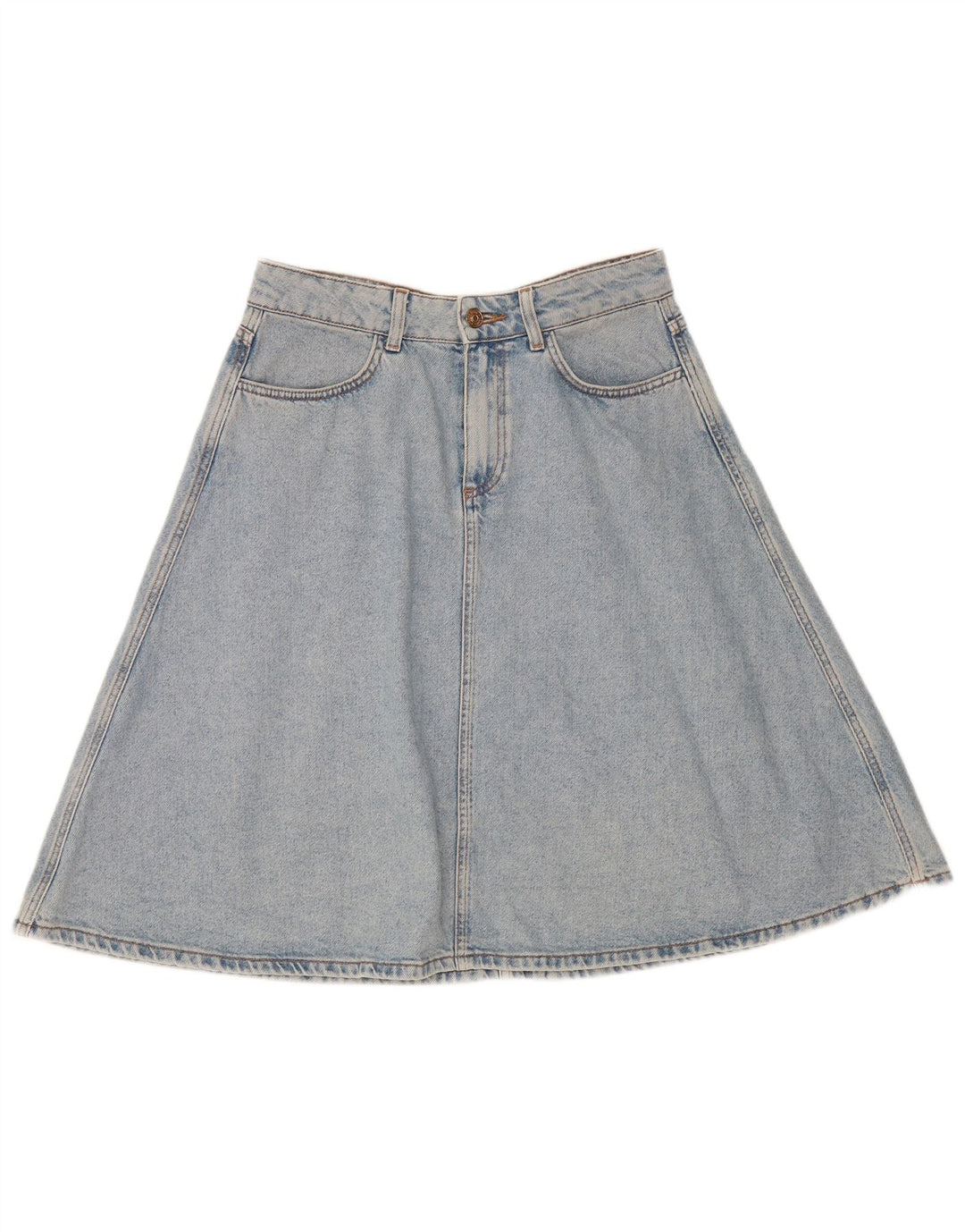 Женская джинсовая юбка Zara Medium W28 Синяя