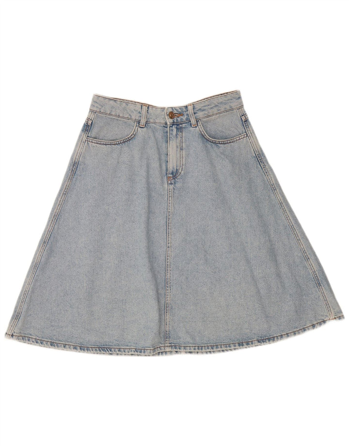 Женская джинсовая юбка Zara Medium W28 Синяя
