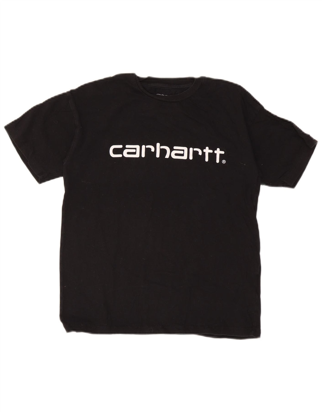 Мужская футболка с рисунком Carhartt, маленький черный хлопок