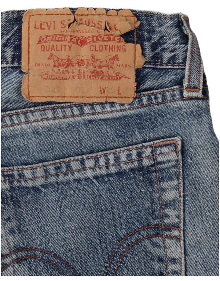 Мужские прямые джинсы Levi's W29 L27 синие, хлопок