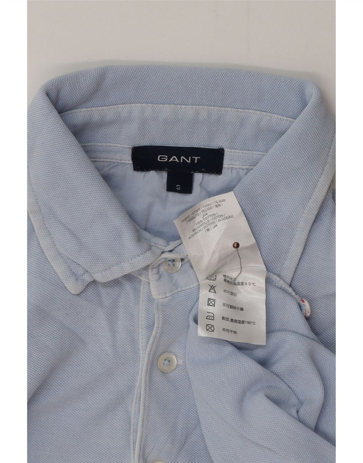 GANT Mens Polo Shirt Small Blue Cotton Vintage Gant and Second-Hand Gant from Messina Hembry 