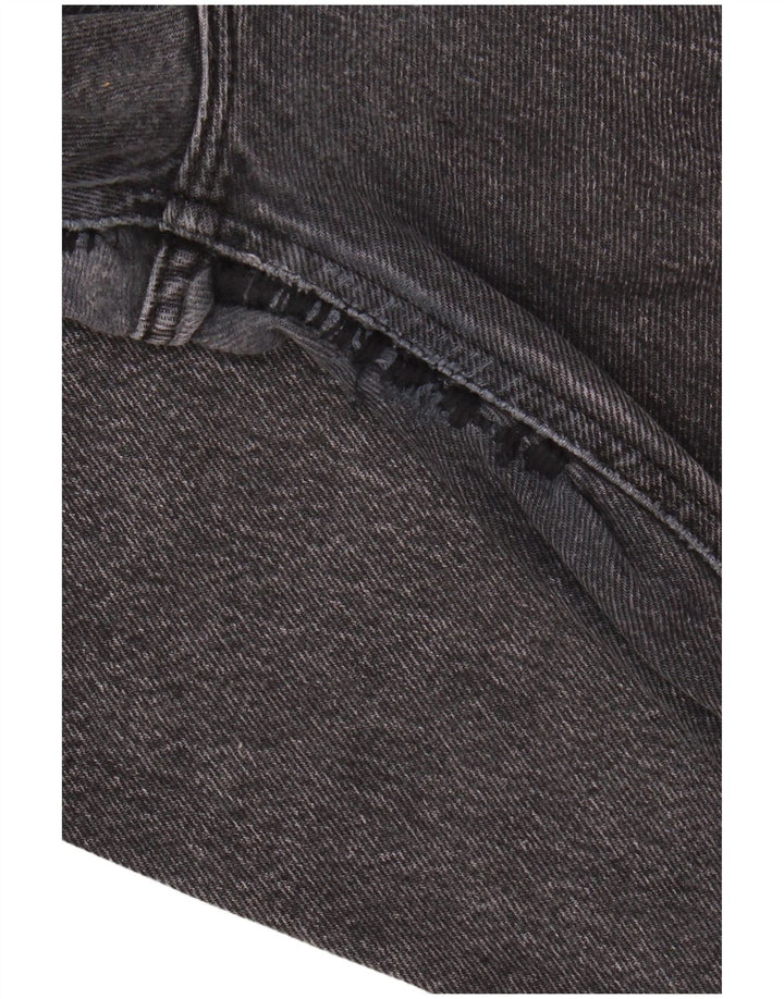 Женские укороченные джинсы Lee Carol W28 L25 Серые хлопковые
