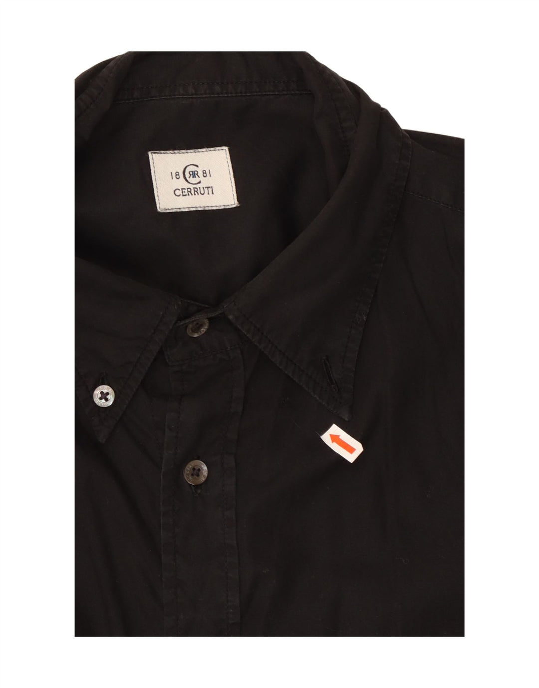 CERRUTI 1881 Мужская рубашка с рисунком XL, черная