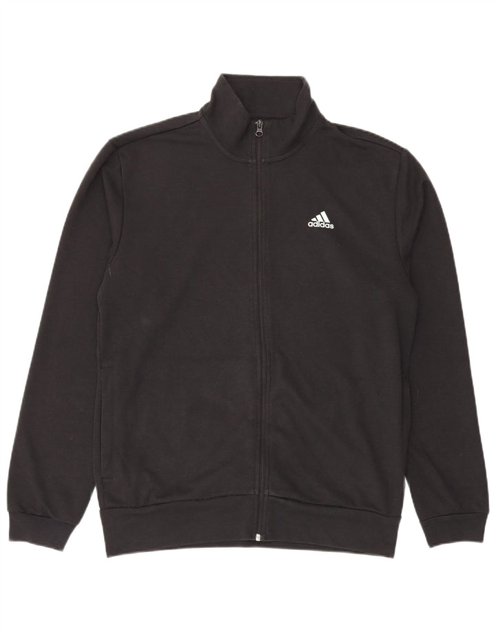 Мужской спортивный костюм Adidas Aeroready с графическим принтом, верхняя куртка, средний черный полиэстер