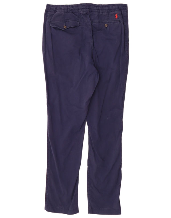Polo Ralph Lauren Mens Slim Fit Chino Trousers Medium W30 L30 Navy Blue