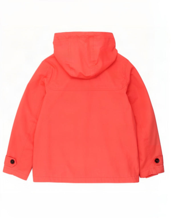 Женская дождевик с капюшоном Joules UK 12, хлопок среднего розового цвета