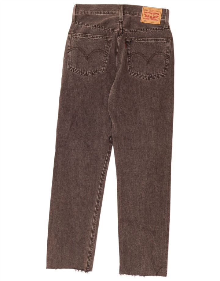 Женские прямые джинсы Levi's 501 W25 L28, серый хлопок
