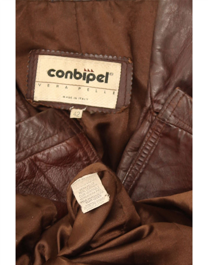 Женская кожаная куртка Conbipel IT 42 Medium Brown Leather