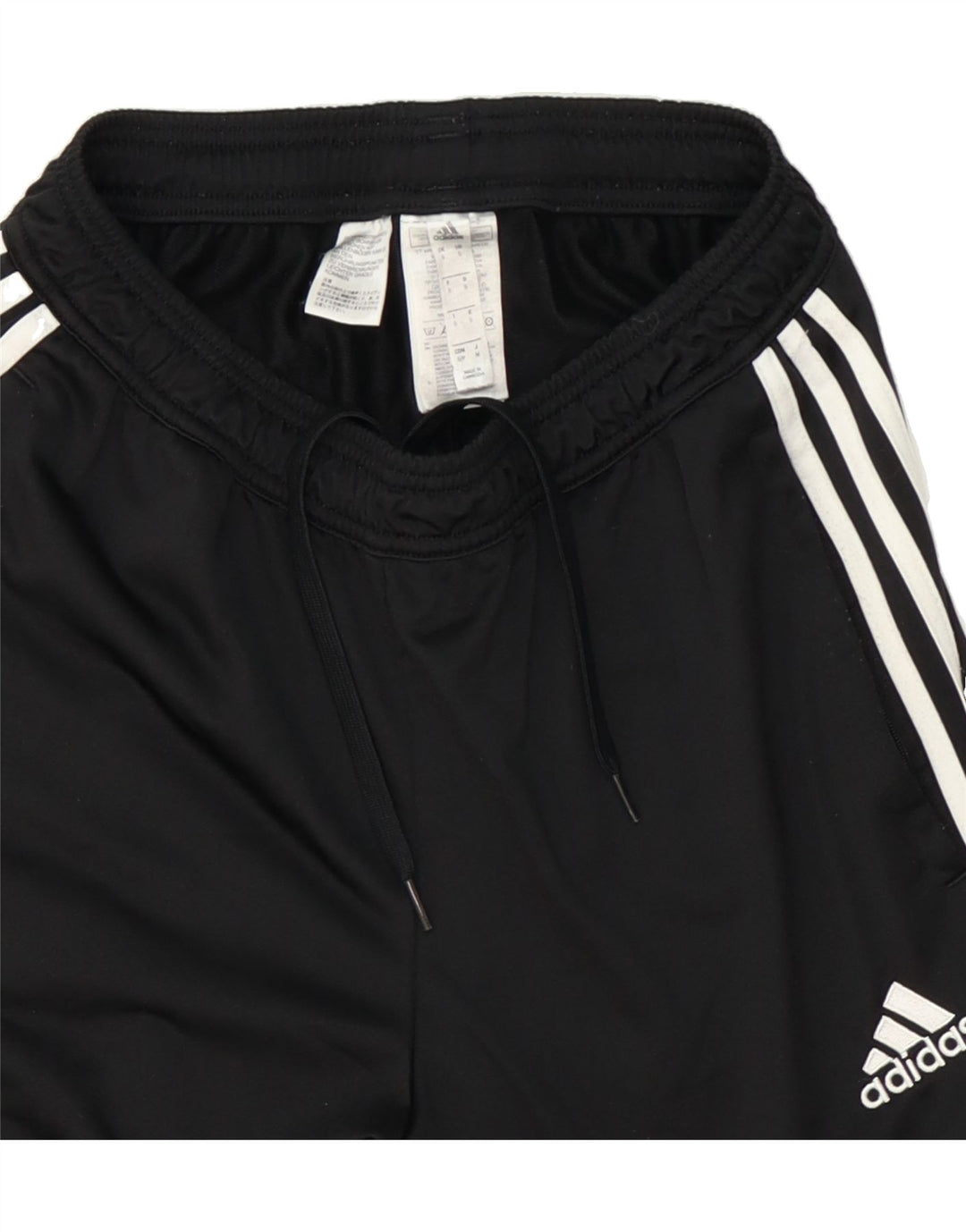 ADIDAS Mens Tracksuit Trousers Small Black Polyester Vintage Adidas and Second-Hand Adidas from Messina Hembry 