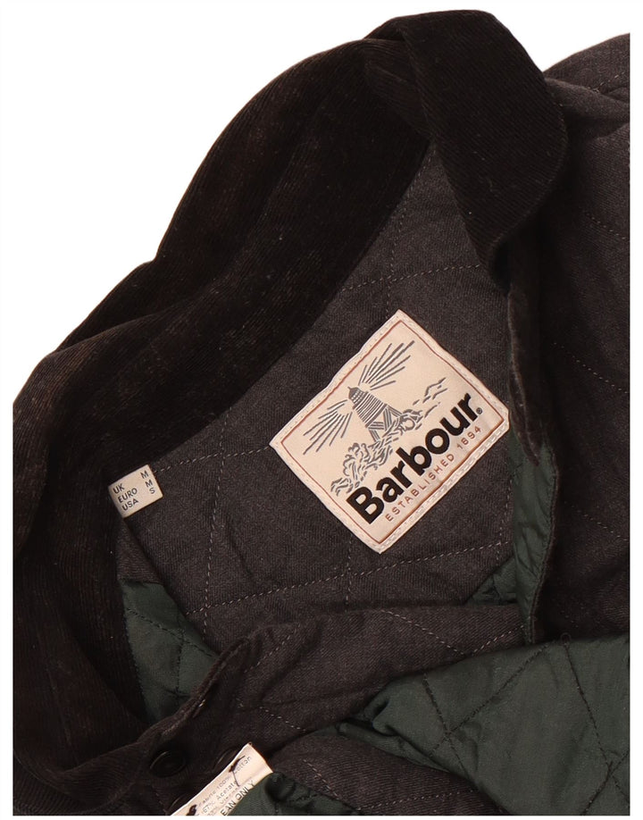Мужская стеганая куртка Barbour UK 38 средний серый хлопок