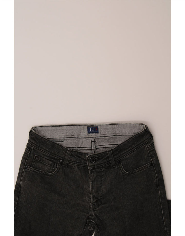 TRUSSARDI JEANS Womens Straight Jeans W24 L27 Grey Viscose Vintage Trussardi Jeans and Second-Hand Trussardi Jeans from Messina Hembry 