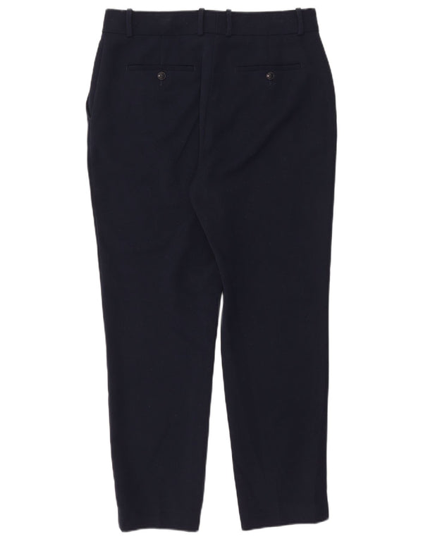 Женские узкие брюки-чиносы Reiss UK 12, средние W32 L27, темно-синий, полиэстер
