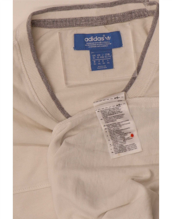 Мужская футболка Adidas Top XL, белый хлопок