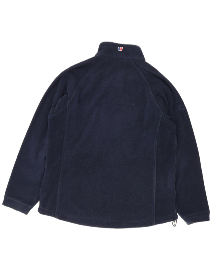 Женская флисовая куртка Berghaus UK 16, большой размер, темно-синий полиэстер