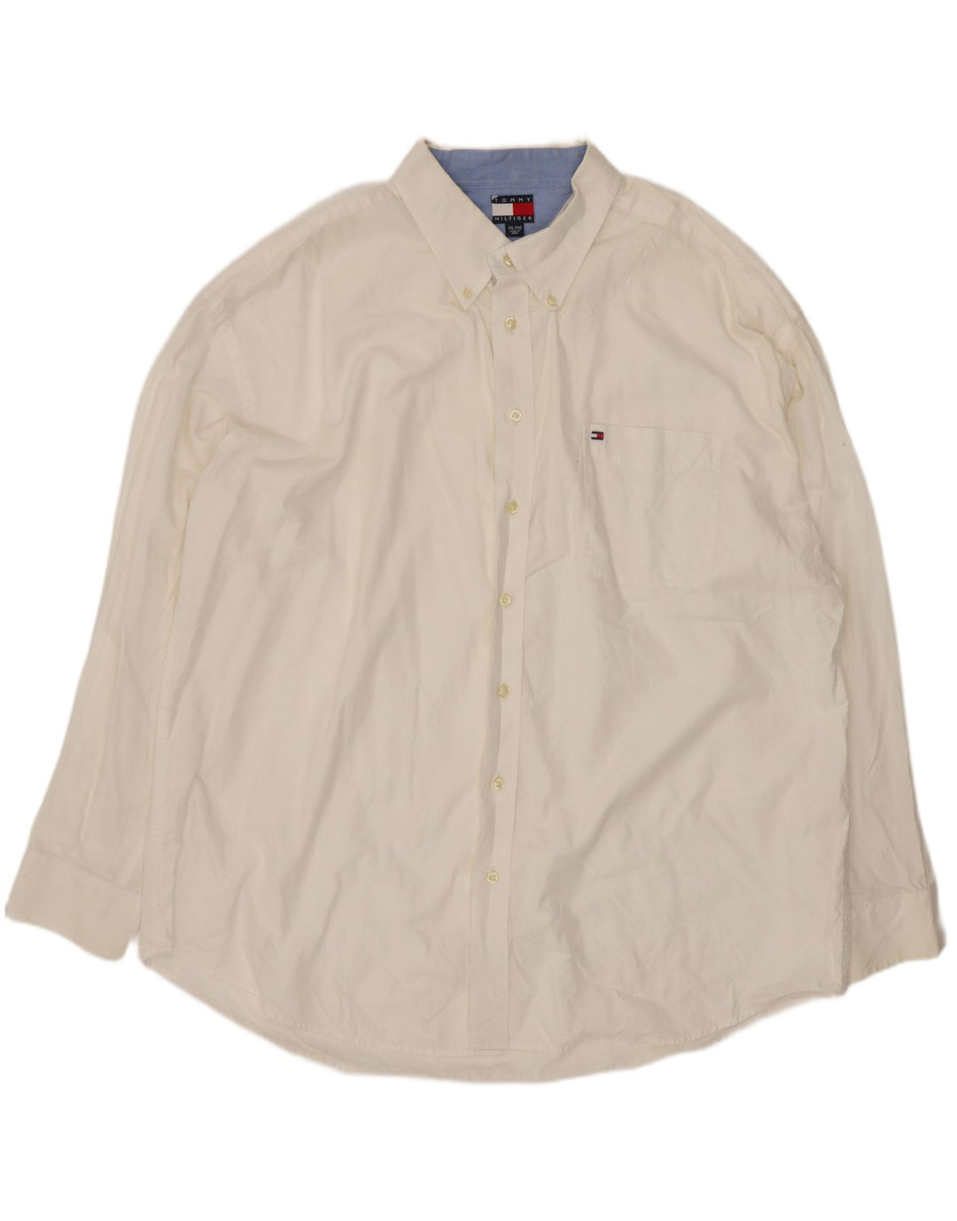 Мужская рубашка Tommy Hilfiger 2XL, белый хлопок