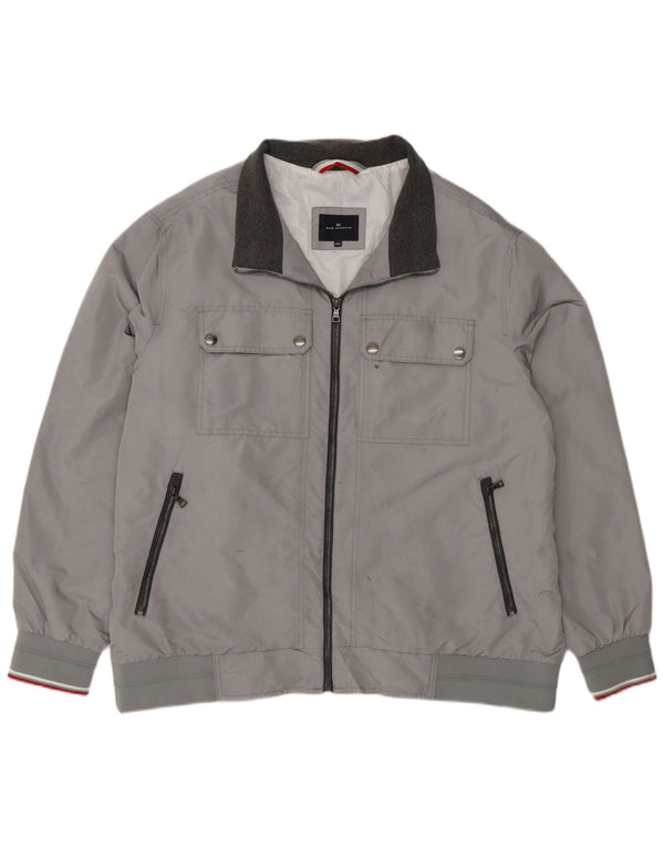 Мужская куртка-бомбер Marks & Spencer Blue Harbour 3XL, серый полиэстер