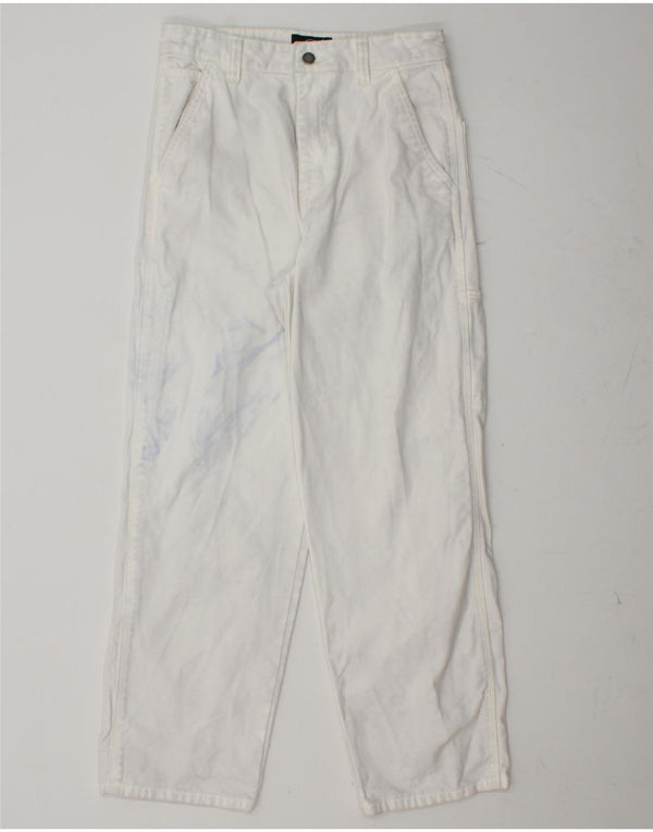 DICKIES Мужские брюки-карго свободного покроя W30 L30, белый хлопок